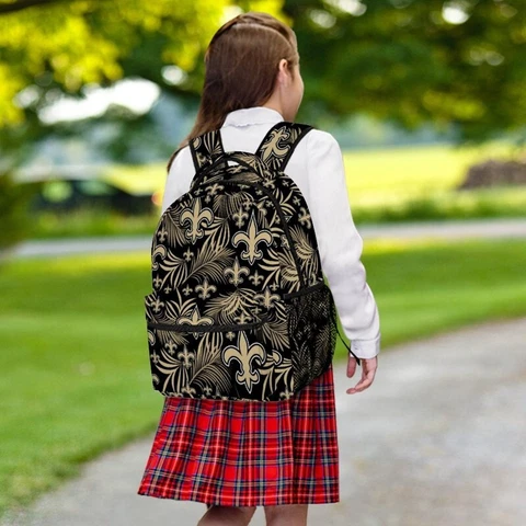 New Orleans Saints Children's Backpack High-quality Oxford Cloth Travel Bags Cover