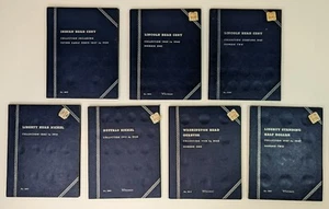CHOICE Whitman Coin Albums Cents Nickels Quarters Half Dollar Collection Unused - Picture 1 of 29
