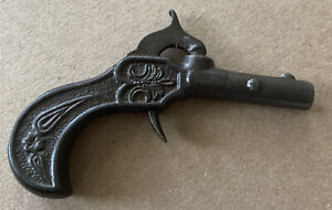 1860's Antique Working J.& E. STEVENS Cast Iron Toy Gun