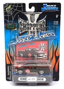 Muscle Machines 1/64 Scale 71151 06-21B - Chevy Truck W. Coast Choppers - Black - Picture 1 of 4