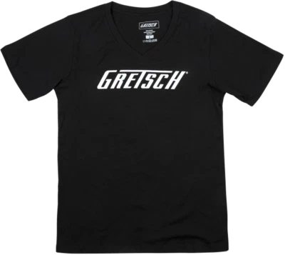 Gretsch Logo Graphic Ladies T-Shirt in Black - Women's Size Large #9228005606 - Image 1 of 2