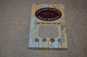 Railway Maps of Great Britain 1924, The ‘Big Four’ Box Set by Old House. - Picture 1 of 10