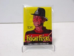 Freddy Krueger TOPPS Fright Flicks 1984 Bubble Gum Wax Pack SEALED 091624WT-A - Picture 1 of 3