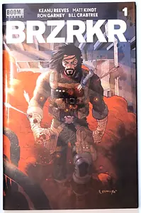 (NM) BRZRKR #1 (2021) 1st App Berzerker! Rafael Grampa Red Smoke Foil Cover! - Picture 1 of 1