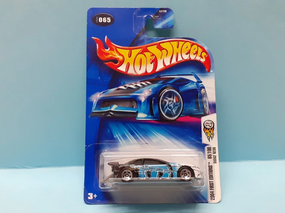 Hot Wheels - DODGE NEON Mopar 2004 First Editions - Collector 65 Long card 1/64 - Photo 1/2