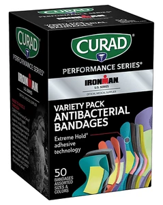 CURAD Performance Series IRONMAN Antibakterielle Bandagen, extremer Halt selbstklebend T - Bild 1 von 12