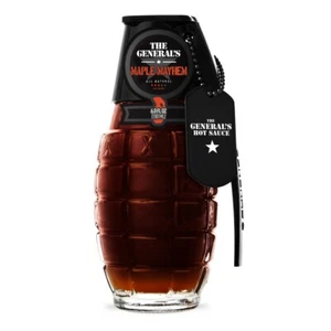 The Generals Hot Sauce MAPLE MAYHEM 6oz - Habanero Infused Maple Syrup! - Picture 1 of 3