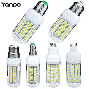 B22 E27 E14 G9 GU10 LED Corn Light SMD Bulb 6W 9W 12W 15W 18W 20W 25W White Lamp - Picture 1 of 10