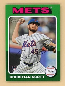 Christian Scott - 2024 Topps Heritage High Number - Green Border #587 - Rookie - Picture 1 of 2