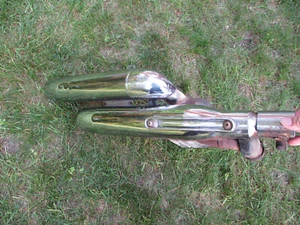 1991 Yamaha Virago 1100 XV1100K mufflers exhaust - Picture 1 of 4