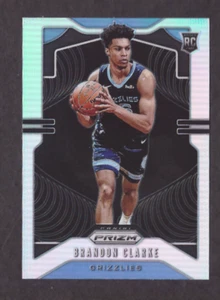Tarjeta de novato Panini Prizm 2019/20 Brandon Clarke plateada Prizm Grizzlies como nueva - Imagen 1 de 3