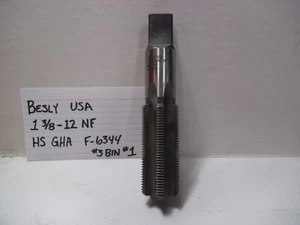 Besley USA 1-3/8"-12 GH4 NF HS 6 Flöte Kegel/Starterhahn - Bild 1 von 6