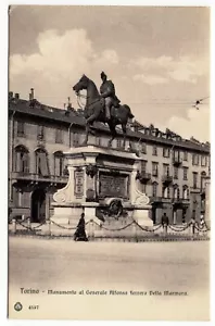 CR0259 Torino Monumento al Generale Lamarmora - Ed. Brunner Como - Imagen 1 de 1