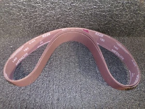 (4 piezas) Cinturón de lijado NORTON, 48" de largo, 2" de ancho, óxido de aluminio, 180 grano (K) - Imagen 1 de 5