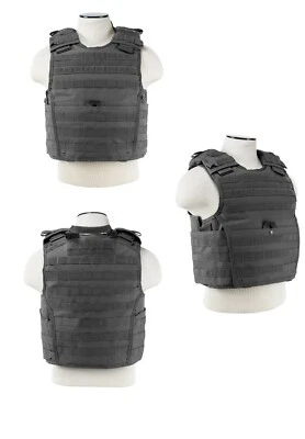 VISM Expert Heavy Duty Ballistic Plate Carrier M-2XL Adjustable MOLLE URBAN GRAY - Image 1 of 4
