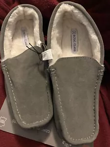 Royal Class Herren grau Wildleder Mokassin Slipper-Größe 12 - Bild 1 von 6