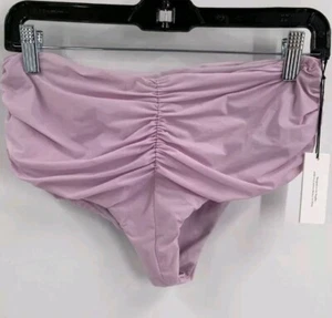 Marysia Bikini Bottom Ruched Pink Sz Medium Swimwear - Picture 1 of 6
