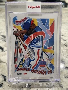 Tarjeta de arte Topps PROJECT 70 2002 Ronald Acuña Jr Efdot Project70 130 MLB - Imagen 1 de 8