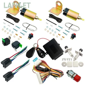 New Shaved Handle Door Popper 2 Door Kit 85 lb With Remote One Set - Picture 1 of 12
