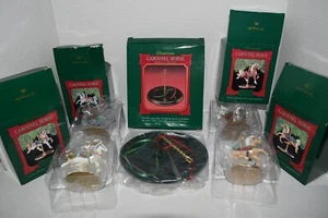 carousel display stand and 4 horses in boxes - Picture 1 of 12
