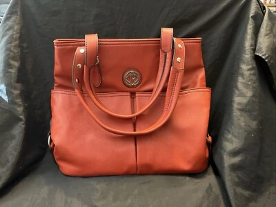 RELIC Bolso de Hombro/Bolso de Mano Suave de Cuero Sintético Naranja para Mujer Foto 1 de 4