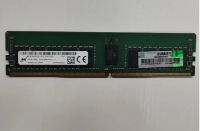 Micron MT 16GB DDR4 2666 Server RDIMM RAM 1Rx4 PC4-21300 18ASF2G72PZ-2G6D1 288p - Image 1 of 2