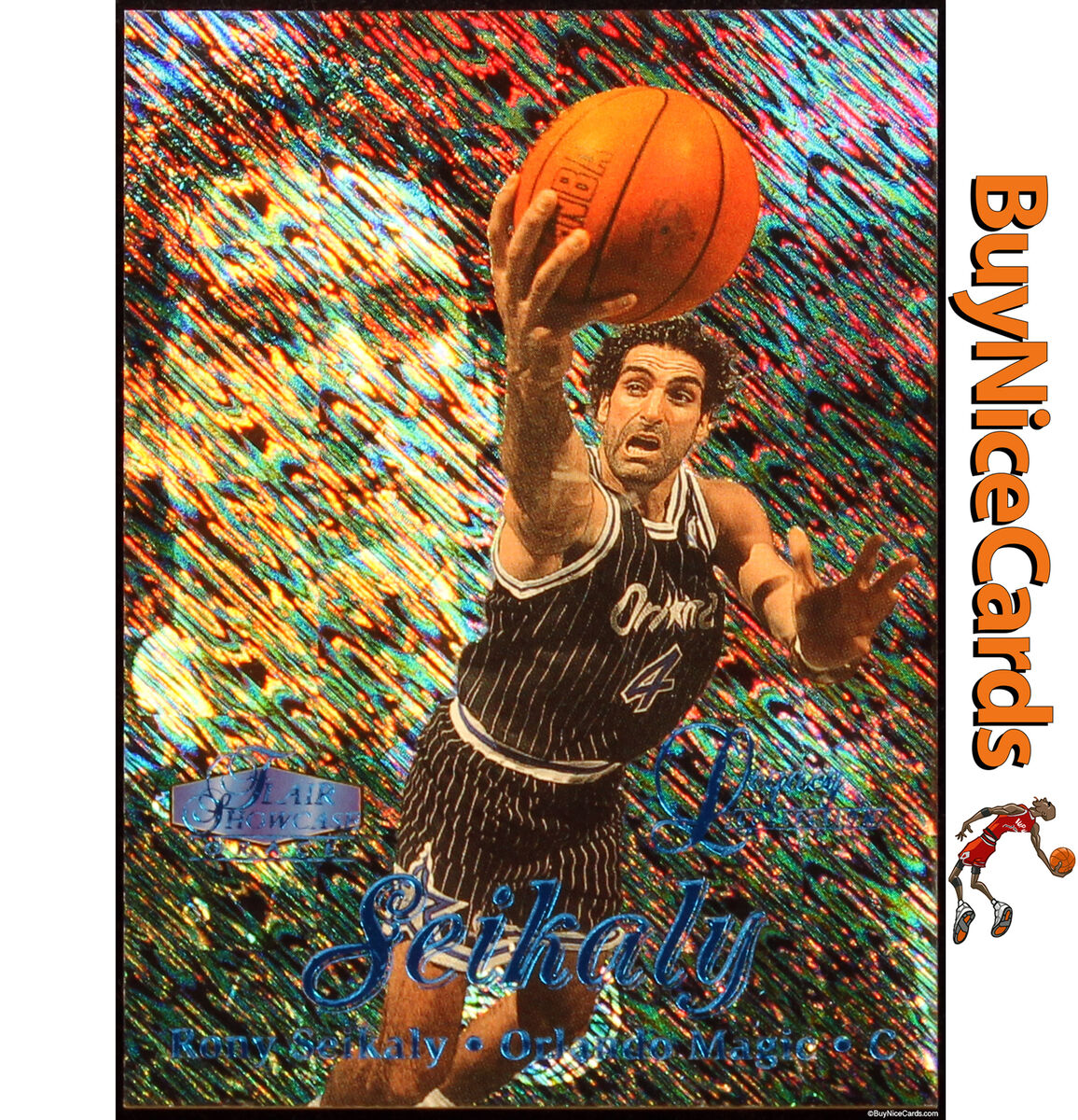 Rony Seikaly Serial Numbered Basketball Sports Trading Card Rony Seikaly Serial Numbered Basketball Sports Trading Card