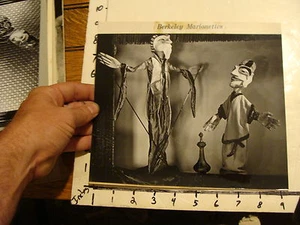 Vintage MARIONETTE & PUPPET Photo: BERKELEY MARIONETTES, 2 FIGURES - Picture 1 of 2