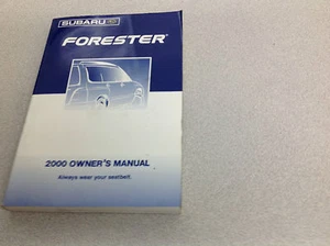2000 Subaru Forester Operadores Owner Propietarios Manual OEM Fábrica X 2000 - Imagen 1 de 2