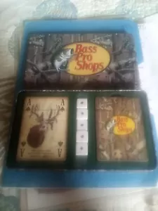 Bass Pro Shop Casino Style Playing Cards Tony Lovstuen Buck 2003 New - Picture 1 of 9