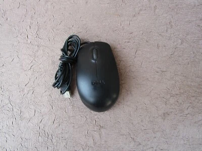 Dell Mouse  D-PPID-CN Q9RRC7-44751 14R DKDK Optical  Wired Mouse . Works - Image 1 of 4