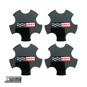 4 x Cray Wheel Center Cap SCORPION Black (C-E78) CCCRSB - Picture 1 of 1