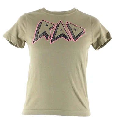 Camisa Crazy 8 NUEVA $15 Talla S (5-6) Rosa Oliva Negra RAD 100% Algodón Niños Camiseta Foto 1 de 4