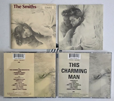 SMITHS THIS CHARMING MAN RARE MINT CONDITION UK SET OF 2  CD SINGLES INC POSTER - Image 1 of 3