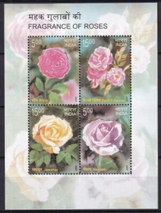 India 2007 Fragrance of Roses MS MNH, flower, flora, scented, perfume - Picture 1 of 1