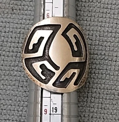 Vintage Native American Sterling Silver Ring ~ Size  7.25 - Image 1 of 4