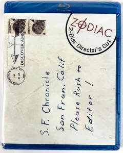 Zodiac Blu-ray Disc 2013 Murder Crime Thriller 2-Disc Directors Cut Set NEW - Imagen 1 de 3