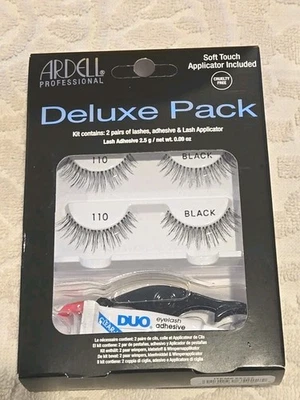 Ardell Eyelash 110 Deluxe Kit Black - 2ct - NEW SEALED (A-14) - Image 1 of 2