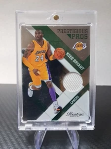 2010-11 Prestige Kobe Bryant Prestigious Pros Game- Worn Swatch 176/499 #9 - Picture 1 of 3