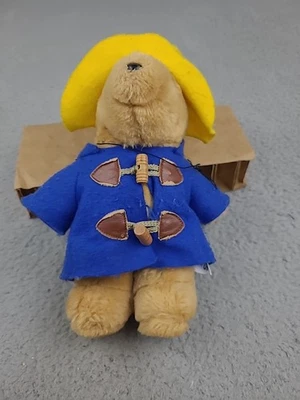 Vintage Sears Kids Paddington Bear Blue Coat Yellow Hat - Image 1 of 4