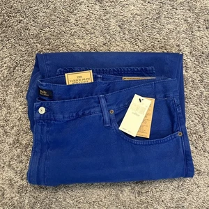 Neu mit Etikett Polo Ralph Lauren Herrenjeans 50 x 32 Varick schmal gerade blau Denim - Bild 1 von 6