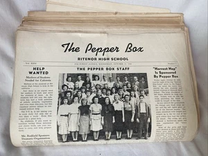 RITENOR High School Pepper Box 1946- 1950 Newspapers St Louis, Mo 32 Issues - Picture 1 of 21