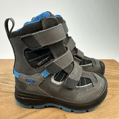 Nuevos Botines Keen Redwood Invierno Impermeables Gris Forrados Niños Pequeños Talla 9 C Foto 1 de 4