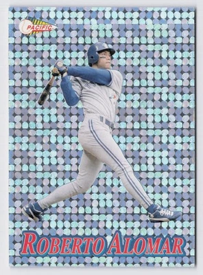 1994 Pacific Crown Collection Prisms Roberto Alomar #5 Silver TORONTO BLUE JAYS - Image 1 of 2