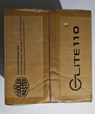 Cooler Master Elite 110 Mini-ITX PC Case Extremely Compact Supports Full ATX PSU - Image 1 of 2