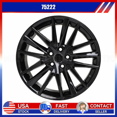 New 19" Gloss Black Alloy Wheel Rim for 2021-2024 Toyota Camry 75222 XSE - Image 1 of 4