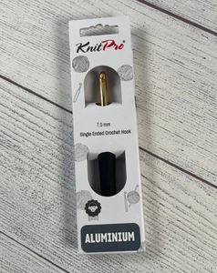 KnitPro Häkelnadel mit Softgriff Alu Gold 7,0 mm - Bild 1 von 2