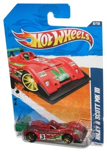 Hot Wheels HW Racing 8/10 (2010) Red Riley & Scott MK III Toy Car 156/240 - Picture 1 of 1