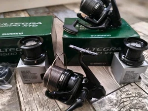 Shimano Ultegra 5500 XTD Mini Big Pit 2x Reels With Box & Spare Spool Carp - Picture 1 of 11