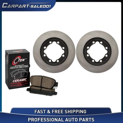 For 1988-2000 Chevrolet K3500 C-Tek Front Disc Brake Pad Set Disc Brake Rotor - Image 1 of 4